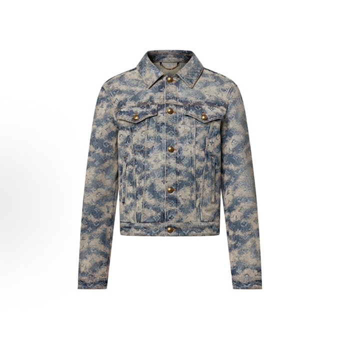 lv louis vuitton cloud monogram denim jacket